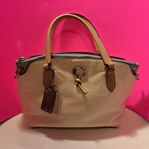 Coach Remi Satchel in Colorblock..spring Time Love🥰🤩💜🩵🤍❤️‍🔥❤️